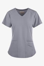 Breeze 3-Pocket Curved V-Neck Scrub Top MOOSTRUCK