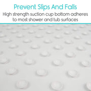 VIVE 26" Oval Bath Mat