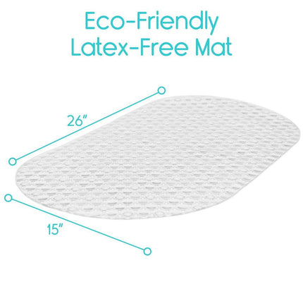 VIVE 26" Oval Bath Mat