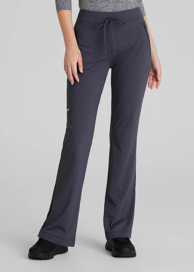 Glide 4-Pocket Cargo Fit and Flare Pant PEWTER