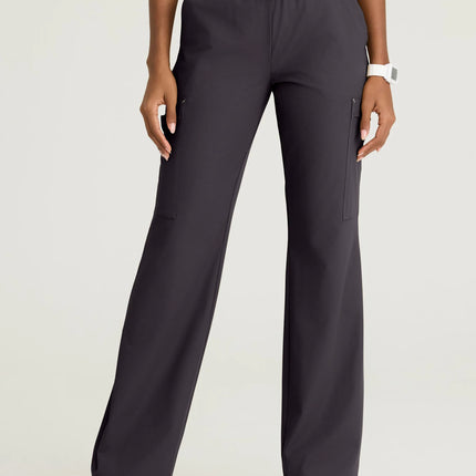 5-Pocket Knit Waistband Fit and Flare Pant