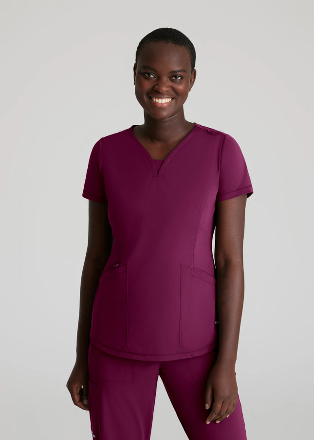 Serene 3-Pocket V-Neck Top