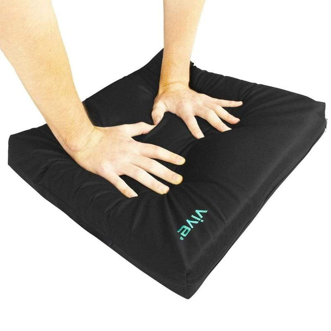 Wheelchair Gel Seat Cushion - Back Support Comfort and Pain Relief.