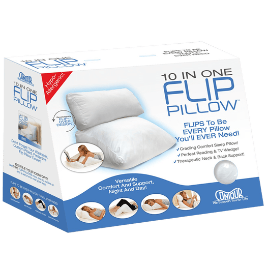 Contour 10 in 1 Flip Pillow Sleeping Reading Wedge Supportive Comfort – USA  Medical Supply