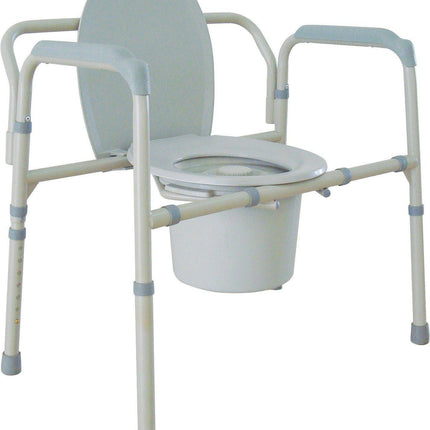 Bariatic Folding Commode - Footit Medical, CPAP, Stairlift, Orthotic, Prosthetic, & Mobility Supply