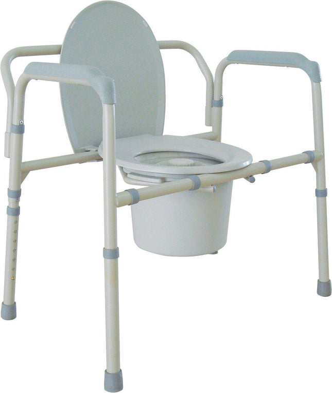 Bariatic Folding Commode - Footit Medical, CPAP, Stairlift, Orthotic, Prosthetic, & Mobility Supply