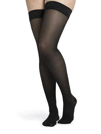 750 Midsheer FOR WOMEN Compression Stockings Thigh High with Grip Top by Sigvaris 20-30mmHg Closed Toe - Footit Medical, CPAP, Stairlift, Orthotic, Prosthetic, & Mobility Supply