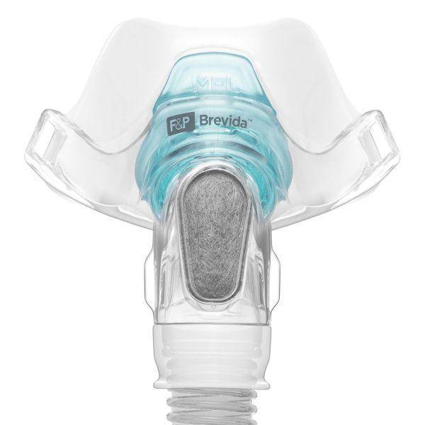 Brevida Nasal Pillows Mask without Headgear by Fisher & Paykel.