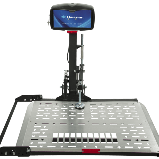 Harmar Outside Vehicle Lift with Swing Away Arm