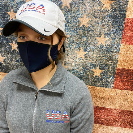 Washable Premium USA Medical Supply Brand Fashion Masks with Filter Pocket.