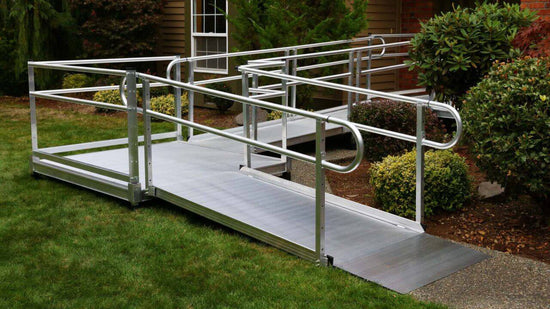 RENTAL EZ Access Solid Aluminum Handicap Ramp with Professional Installation