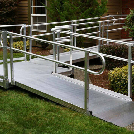 NEW EZ Access Solid Aluminum Handicap Ramp with Professional Installation - USA Medical Supply 