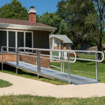 NEW EZ Access Solid Aluminum Handicap Ramp with Professional Installation - USA Medical Supply 