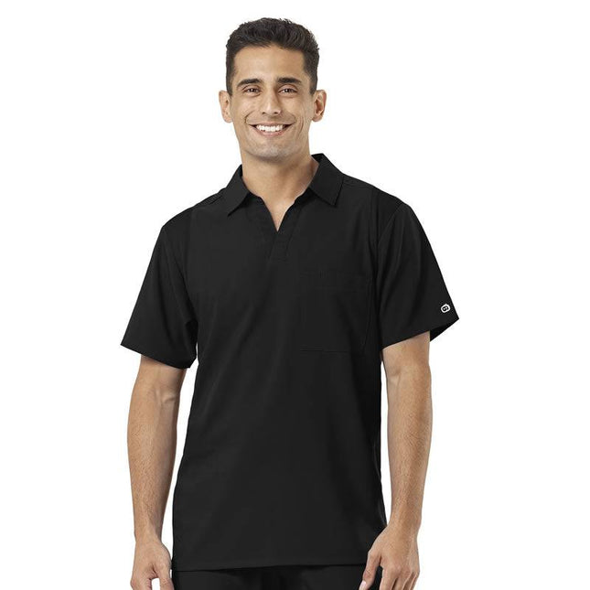 Men's Collar Scrub Top.