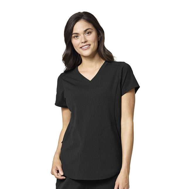 Women's Moto V-Neck Scrub Top.