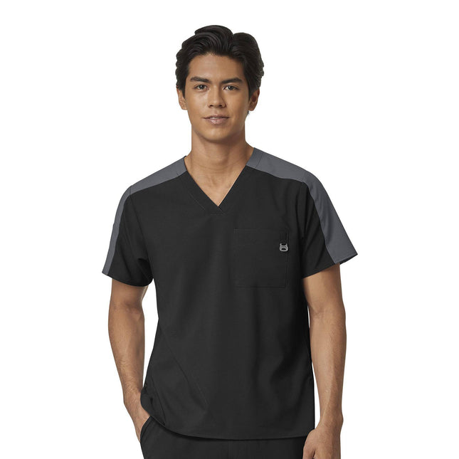 Men's Colorblock Scrub Top.