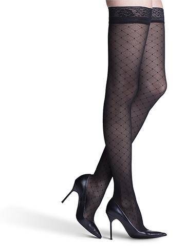 710/712 Allure FOR WOMEN Compression Stockings Thigh High & Pantyhose – USA  Medical Supply