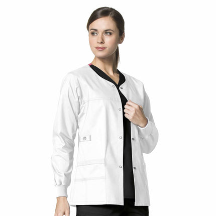 Constance Snap Front Scrub Jacket - USA Medical Supply 