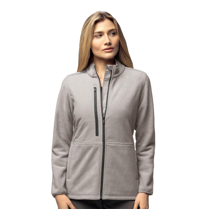 Women's Micro Fleece Zip Jacket - USA Medical Supply 