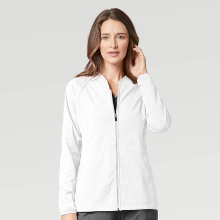 Women's Fleece Full Zip Jacket - USA Medical Supply 