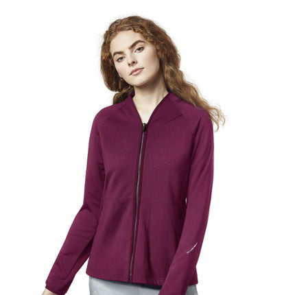 Women's Fleece Full Zip Jacket - USA Medical Supply 