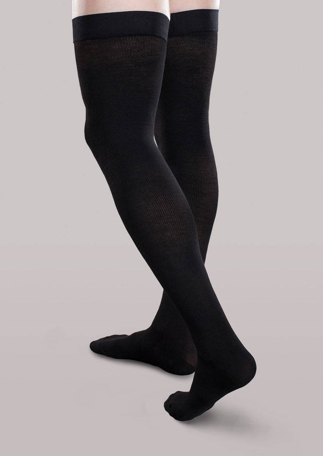Therafirm CoreSpun Mild Support Thigh High Socks.