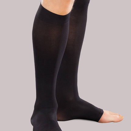 Therafirm Ease Opaque Unisex Firm Support Open-Toe Knee High - USA Medical Supply 