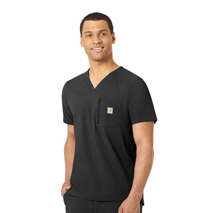 Men's Modern Fit Tuck-In Scrub Top - USA Medical Supply 