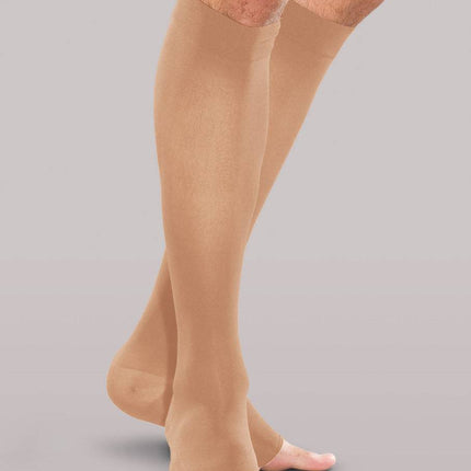 Therafirm Firm Support Knee High Open-Toe Stockings - USA Medical Supply 
