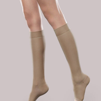 Therafirm Sheer Ease Women's Open-Toe Mild Support Knee High - USA Medical Supply 