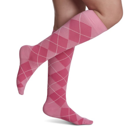 143 Microfiber Shades for Women by Sigvaris Knee High Calf Compression Stockings 15-20mmHg - USA Medical Supply