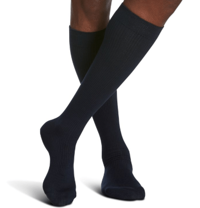 186 Casual COTTON for Men by Sigvaris Knee High Calf Compression Stockings 15-20mmHg - USA Medical Supply