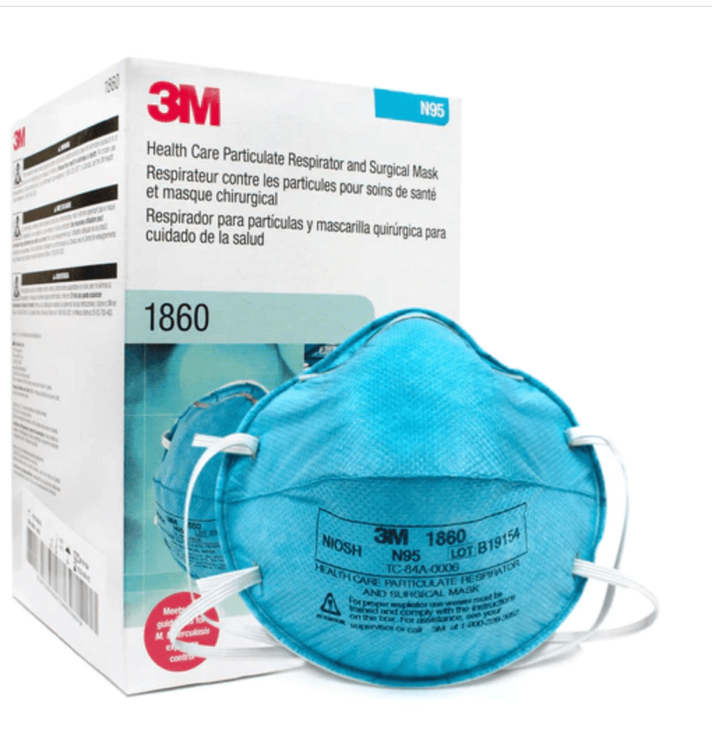 3M N95 Niosh Approved Masks Box of 20