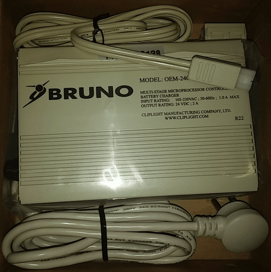 Bruno 1550 2000 2010 Elite CRE 2110 2750 Stairlift Charger 2 AH Amp BCR-24018