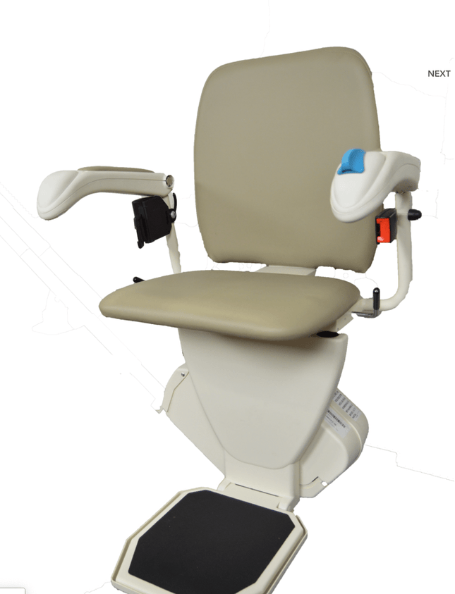 Harmar Pinnacle SL600 Stairlift Straight Rail 350lbs Capacity  with 10 Year Warranty - Footit Medical, CPAP, Stairlift, Orthotic, Prosthetic, & Mobility Supply