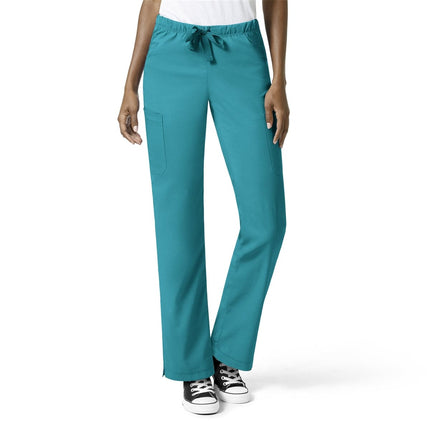 WonderWink WonderTECH Women's Full Elastic Straight Leg Pant - Tall - USA Medical Supply 