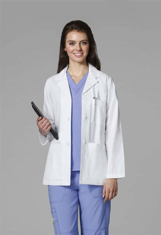 WonderWink Women's Consultation Coat in White - USA Medical Supply 