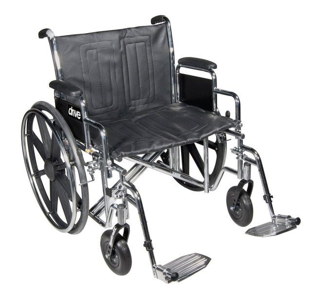 Bariatric Extra Wide Wheelchair with 1 Year Warranty! 450LBS Capacity - Footit Medical, CPAP, Stairlift, Orthotic, Prosthetic, & Mobility Supply