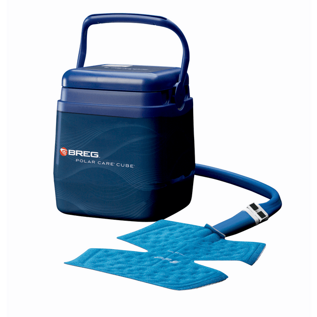 Breg Polar Care Cube Cold Therapy System with Universal Pad.