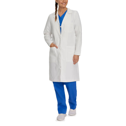 Landau Women's 3-Pocket Full-Length Lab Coat 3172 - USA Medical Supply 