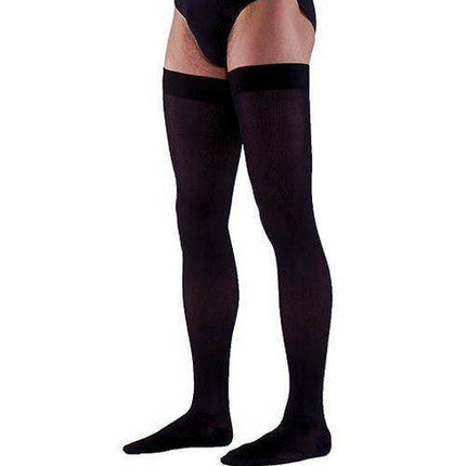232 SEA ISLAND COTTON FOR MEN by Sigvaris Closed Toe Thigh High Compression Stockings - Footit Medical, CPAP, Stairlift, Orthotic, Prosthetic, & Mobility Supply