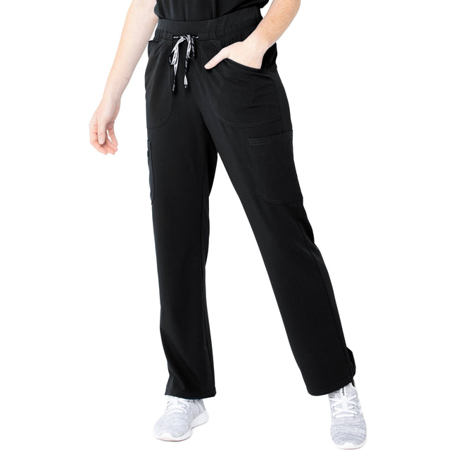 Urbane Icon Women's Straight-Leg Cargo Scrub Pants 9635 - USA Medical Supply 