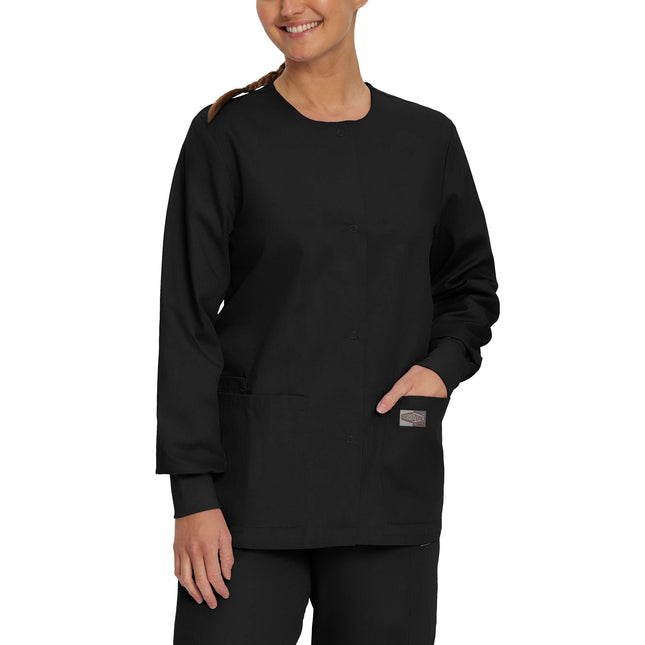 Landau Scrub Zone Women's Warm-Up Scrub Jacket 70227.