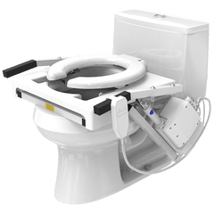 EZ ACCESS Elongated Toilet Riser Electric Automatic Incline Lift Seat.
