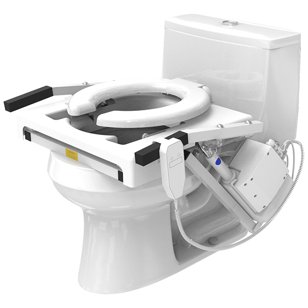 EZ ACCESS Elongated Toilet Riser Electric Automatic Incline Lift Seat.